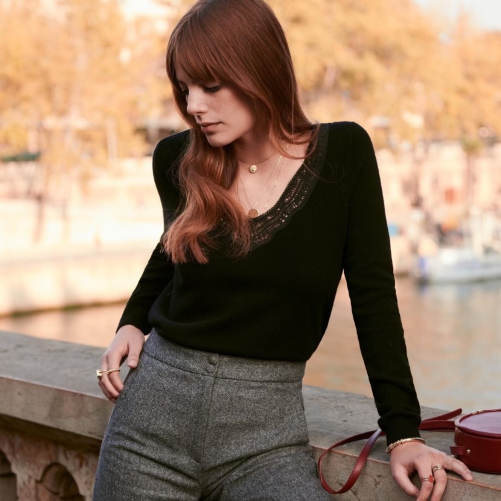 Sézane janelle sweater nwt
